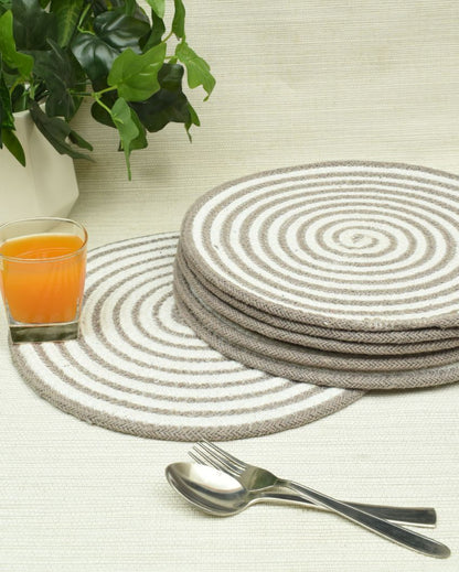 Cotton Table Mats Classic Design for Modern Dining Spaces | Set of 6