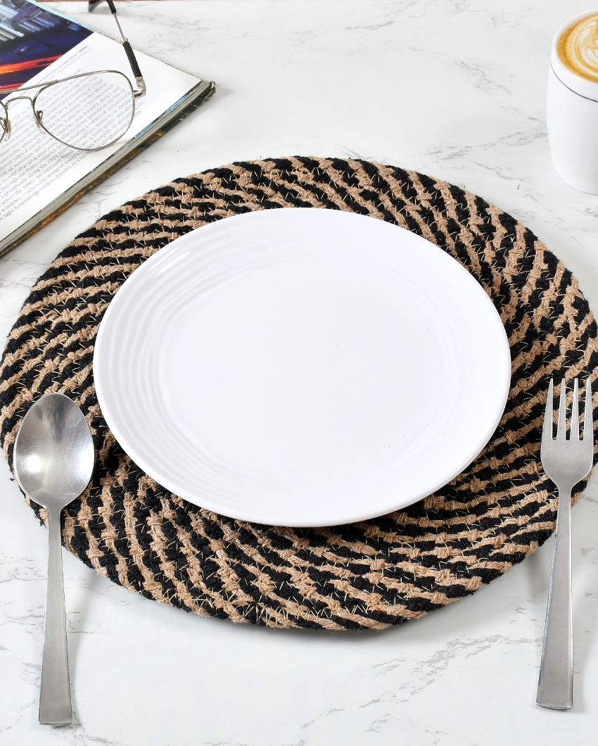 Refined Cotton Table Mats A Stylish Addition to Any Table Setting | Set of 4