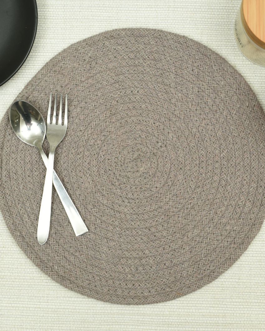 Cotton Table Mats Enhance Your Dining Table with Subtle Sophistication | Set of 2