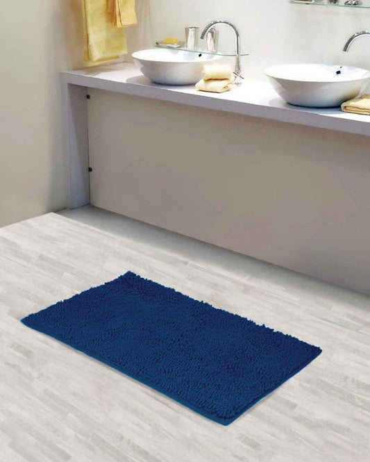 High Pile Microfiber Polyester Bathroom Mat | 24 X 16 Inches | 1800 GSM