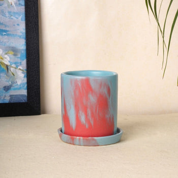 Designer Ceramic Planter Pot | 4 Inches Default Title