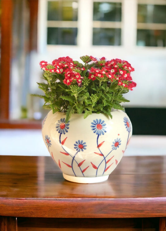 Cup Design Planter Ceramic Indoor Greenery | 4 Inch