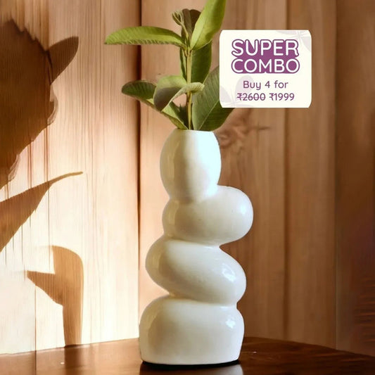 Stoneware Ceramic Vase Without Plant