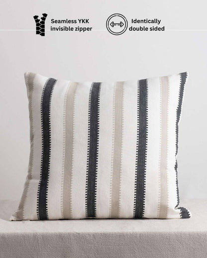 Modern Oslo Multicolor Cotton Throw Pillow Cover