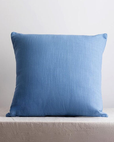 Elegant Provence Pastel Blue Pure Cotton Cushion Cover