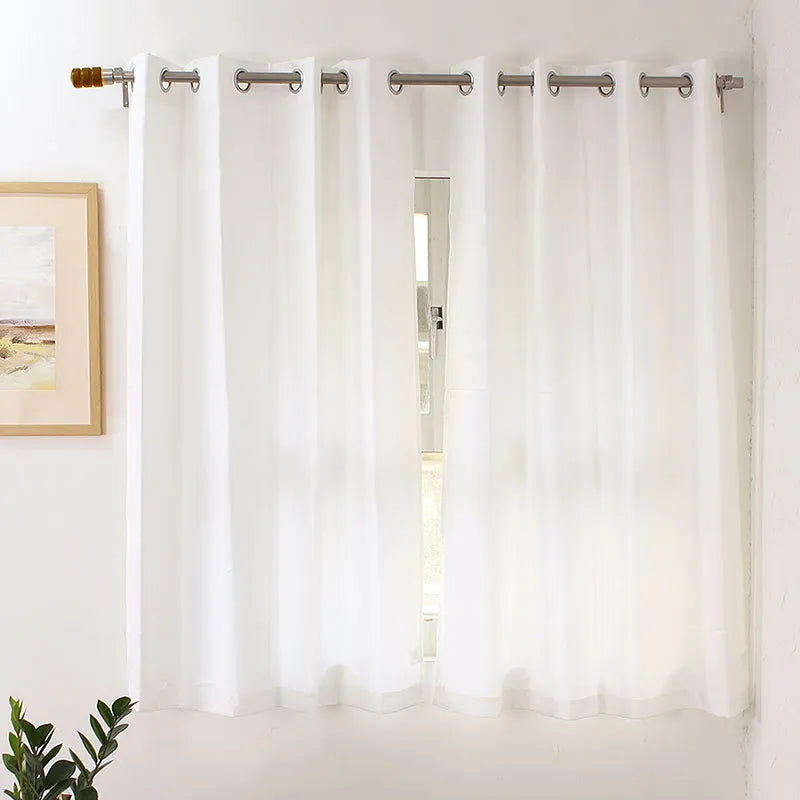 Indus White Curtain Window