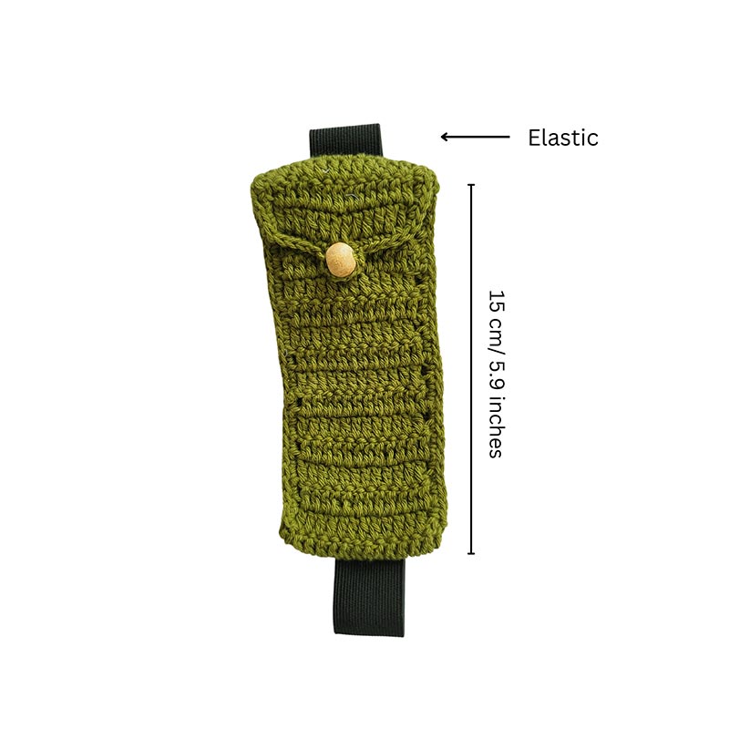 Severo Crochet Desk Organiser | Single | Multiple Colors Green