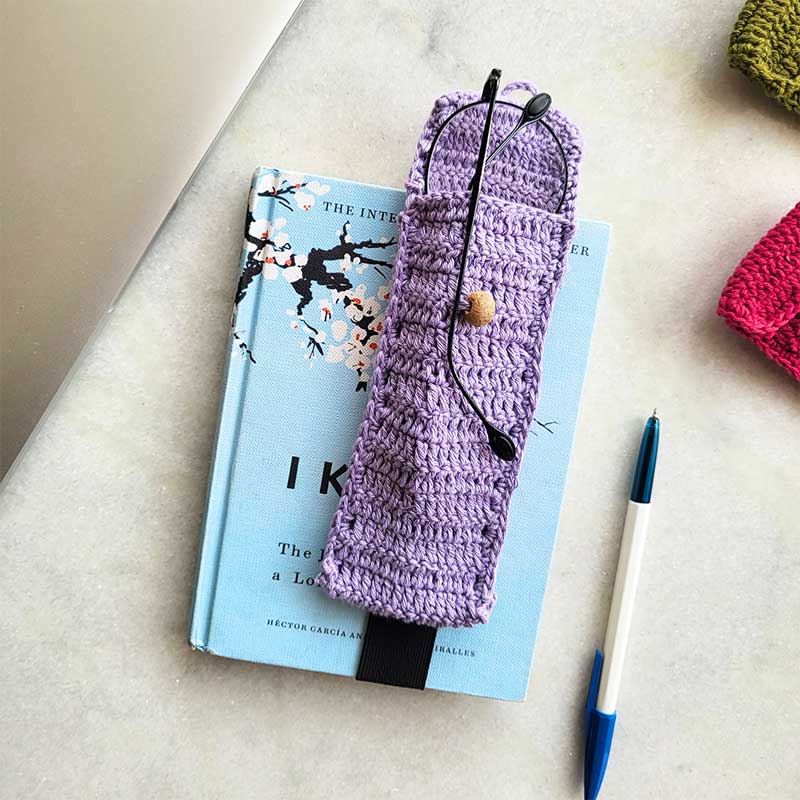 Severo Crochet Desk Organiser | Single | Multiple Colors Lavender