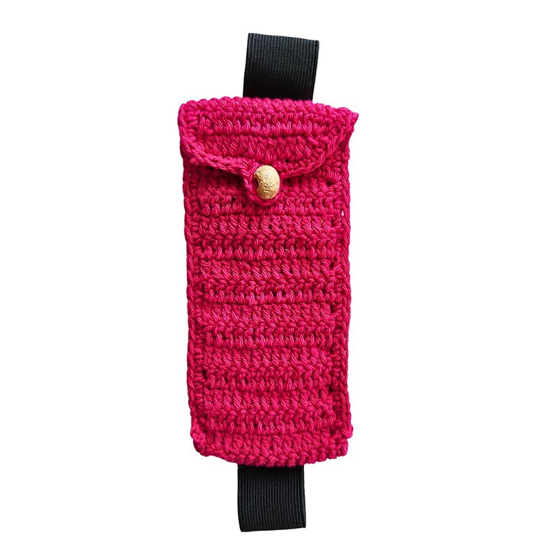 Severo Crochet Desk Organiser | Single | Multiple Colors Pink