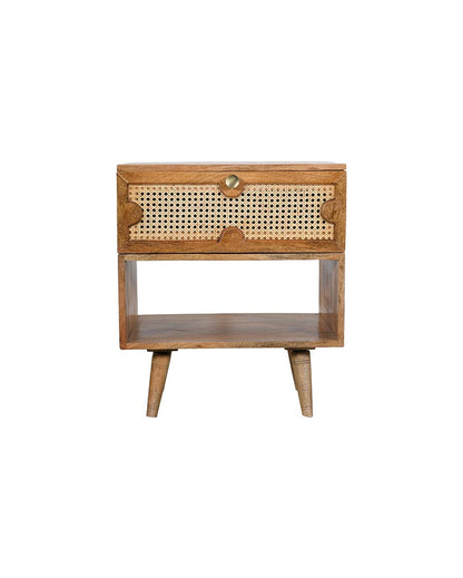 Compact Brown Carter Bedside Drawer | 22 x 15 x 26 inches