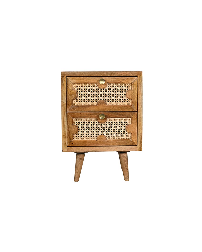 Charming Brown Carter Bedside Drawer | 18 x 14 x 26 inches