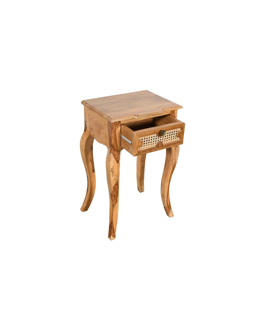 Modern Brown Carter Side Table | 18 x 14 x 28 inches