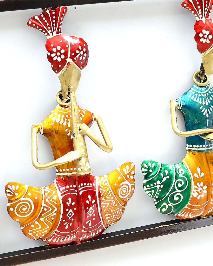 Attractive Multicolor Metal Decorative Sardar Mini Frame | 19 x 2 x 11 inches