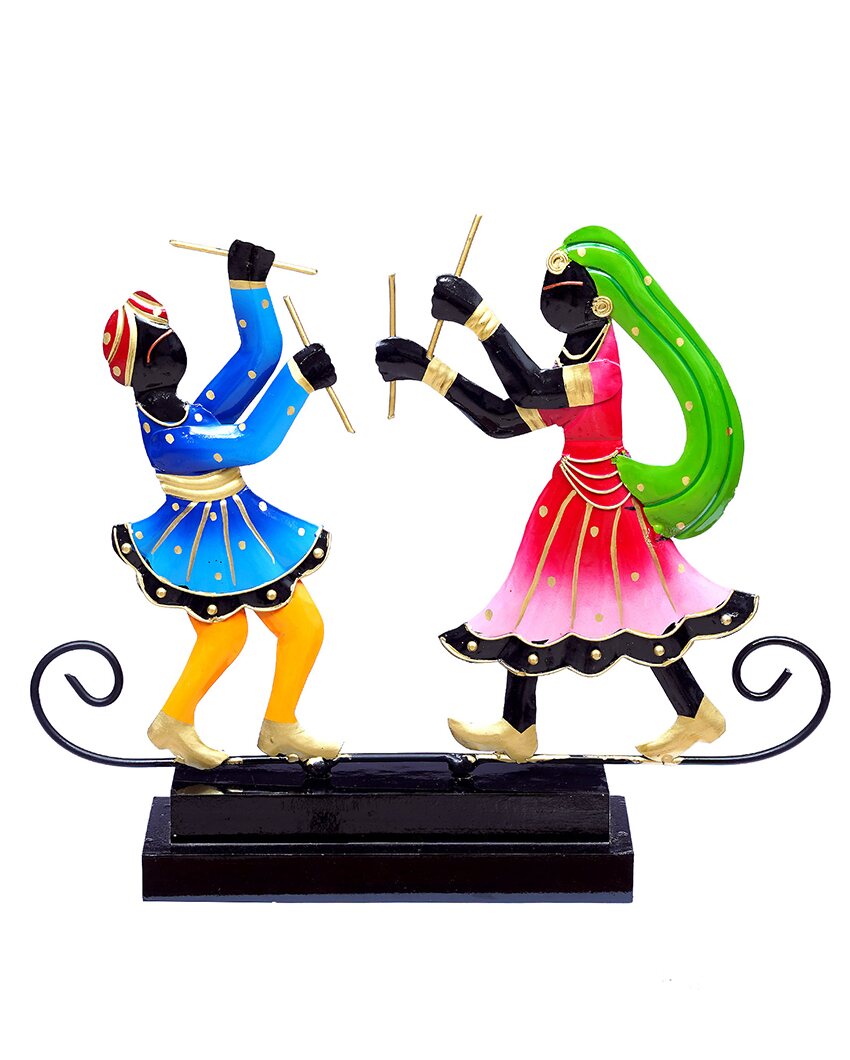 Cultural Decorative Dancing Couple Showpiece | 15 x 3 x 12 inches