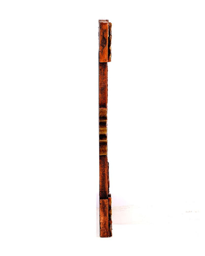 Mdf Hand Carving Copper Color Wall Hanging Showpiece Frame | 16 x 2 x 19 inches