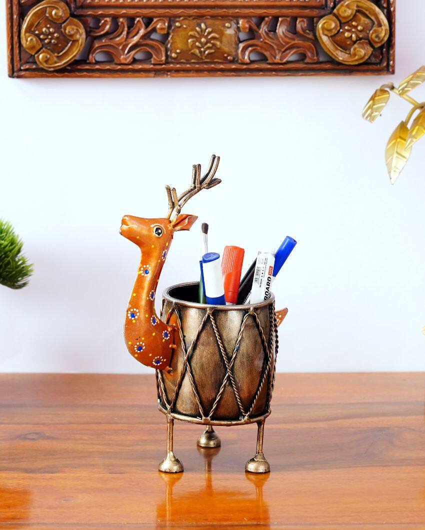 Deer Metal with Pen Stand | 7 x 5 x 10 inches