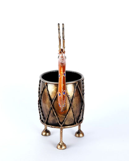 Deer Metal with Pen Stand | 7 x 5 x 10 inches