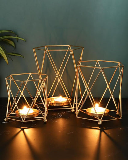 Heyearth Pillar Tea Light Holders