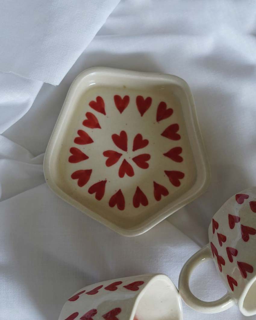 Stoneware Heart Tray | 4 inches