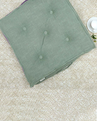 Minty Green Cotton Floor Cushion