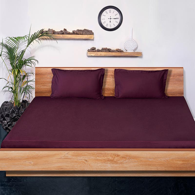Alondra Bedding Set | King Size | Multiple Colors Wine