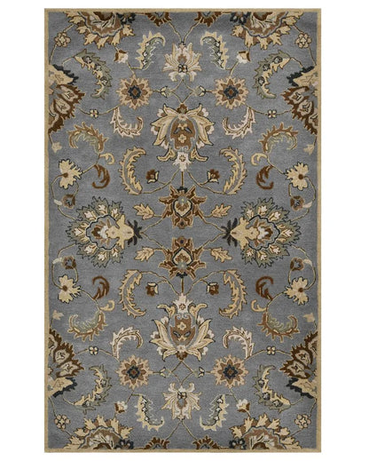 Floral Pattern Fit Hand Tufted Carpet | 8 x 5 Feet