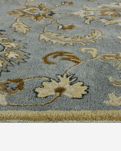 Floral Pattern Fit Hand Tufted Carpet | 8 x 5 Feet