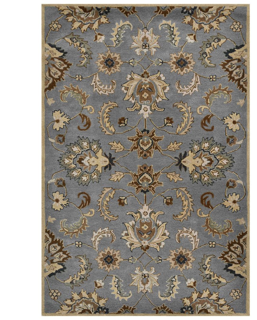 Silver Wool Hand Tufted Carpet Rug | 10 x 8 Feet