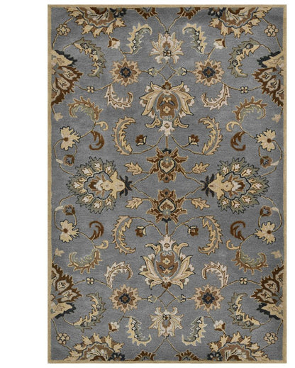 Silver Wool Hand Tufted Carpet Rug | 10 x 8 Feet