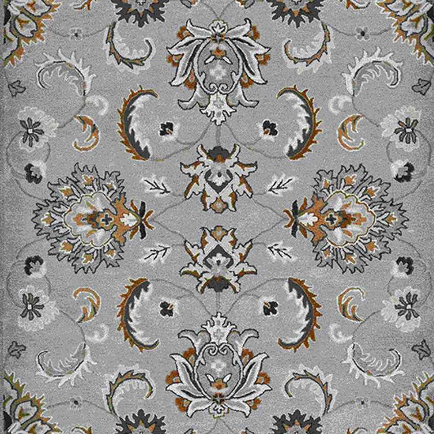 Iron Floral Pattern Hand Tufted Carpet