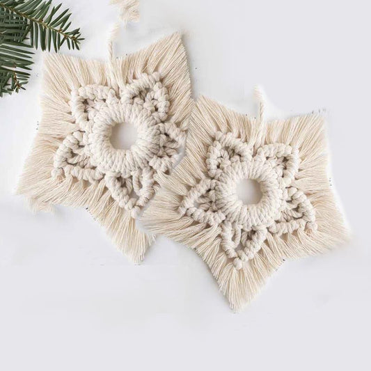 Snowflake Xmas Ornaments | Set Of 2