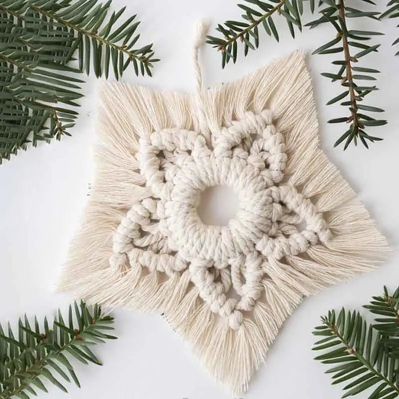 Snowflake Xmas Ornaments | Set Of 2