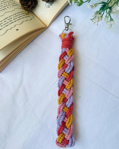 Multicolor Cotton Key Chain