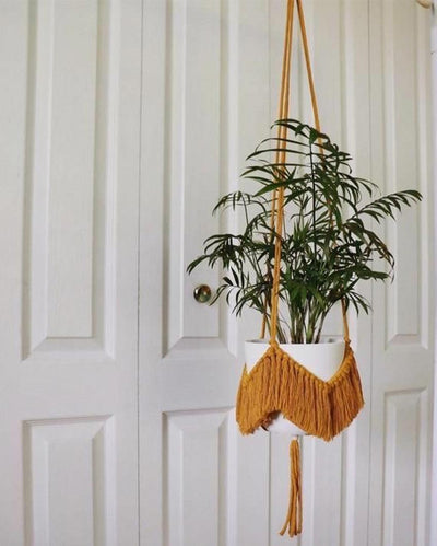 Tasseled Cotton Plant Hanger