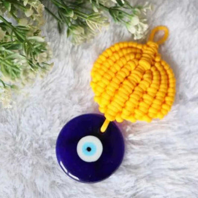 Yellow Evil Eye Door hanging