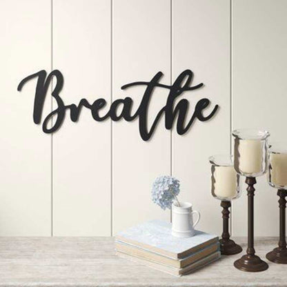 Grateful & Dream Big & Breathe Wall Quotes