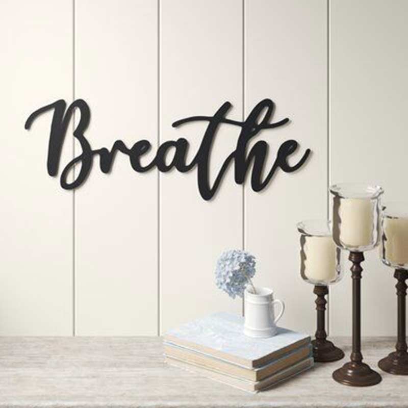 Dream Big & Breathe & Grateful Wall Quotes