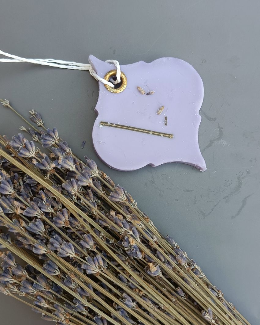 Raindrop Shaped Lavender Wax Sachet | 3 x 2 inches