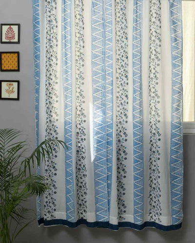 Philippine Hand Block Printed Door Curtain | 7 X 4 Ft