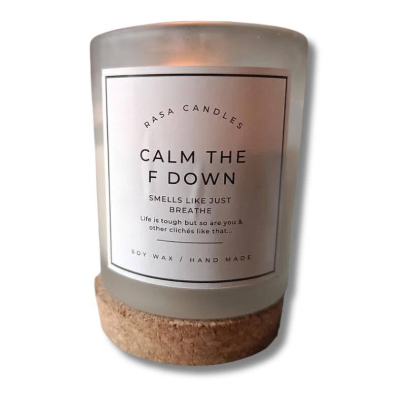 Calm The F Down Candle Default Title