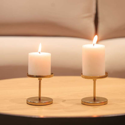 Pair Of Brass Candle Holder Default Title