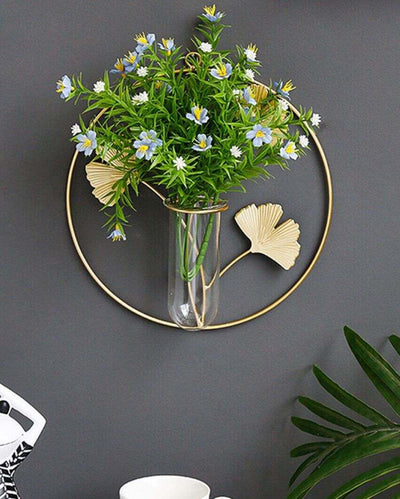 Circle Metal Frame Test Tube Planter