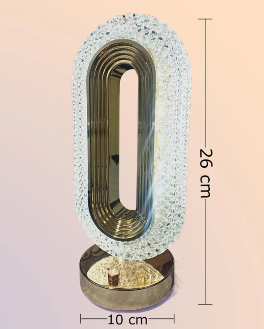 Premium Crystal Touch Control Table Lamp | 4 x 10 inches