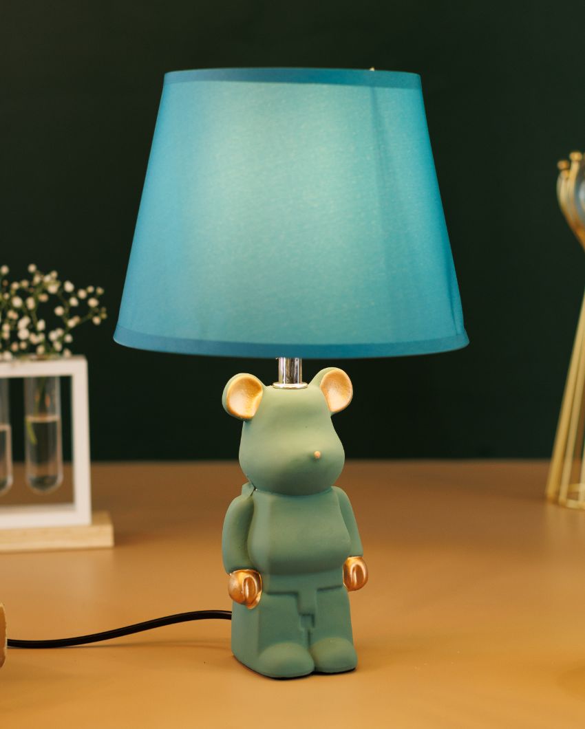 Kids' Room Teddy Ceramic Night Table Lamp |  8 x 13 inches