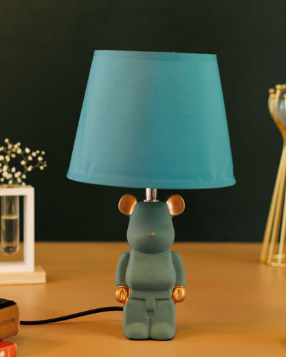 Kids' Room Teddy Ceramic Night Table Lamp |  8 x 13 inches