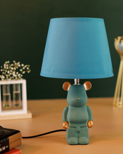 Kids' Room Teddy Ceramic Night Table Lamp |  8 x 13 inches