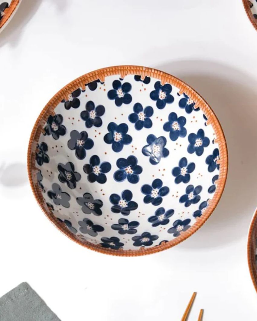 Luxury Porcelain Serving Bowls | Set of 4 | 5 x 3 inches