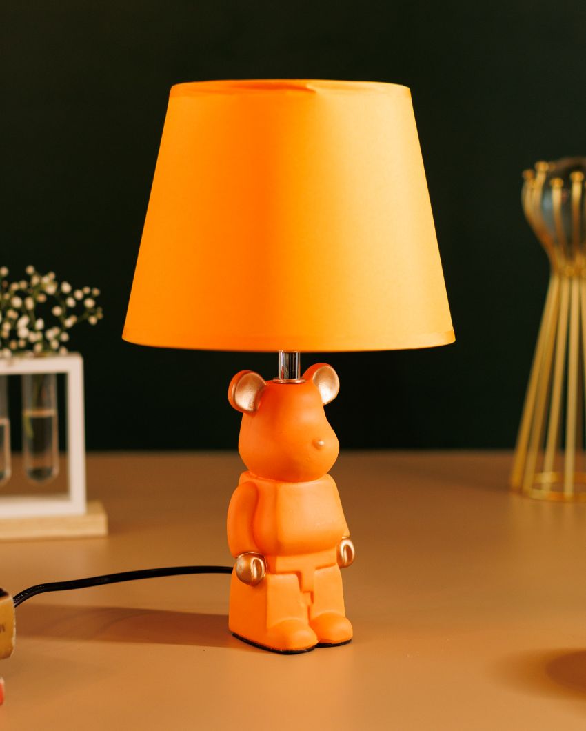 Kids' Room Teddy Ceramic Night Table Lamp |  8 x 13 inches