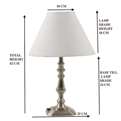 White Shade Table Lamp Default Title