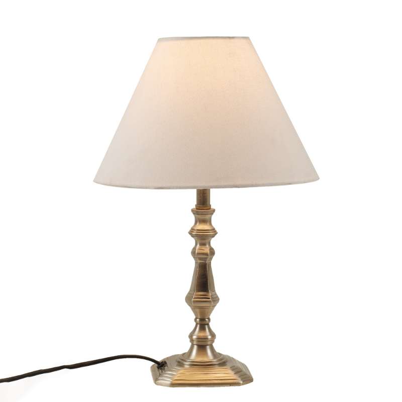 White Shade Table Lamp Default Title